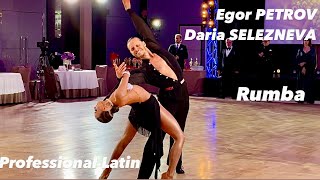 Egor Petrov  Daria Selezneva  Rumba  Professional Latin [upl. by Acemat]