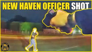 Officers and Suspect Exchange Gunfire in New Haven and Las Vegas  Police Bodycam [upl. by Naima]