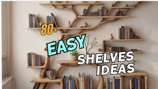 80 EASY DIY WOODEN WALL SHELVES IDEAS [upl. by Wynny]