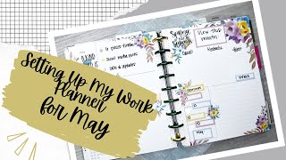 Setting Up My Work Planner For MayCombining A Dashboard amp Monthly Layout [upl. by Tzong]