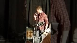 Jensen Ackles singing at Supernatural San Francisco Con 2015 [upl. by Hamner493]