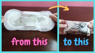 Quick amp Easy Disposing of Sanitary Pads in Just 10 Seconds [upl. by Ecinaj]