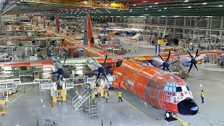 Tour of Billion  US Advanced Factories Producing Massive Lockheed C130 Hercules [upl. by Juster480]