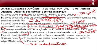 Aula 02  PMERJ 2024  PRISÃO E LIBERDADE PROVISÓRIA  Direito Processual Penal [upl. by Adnwahsal]