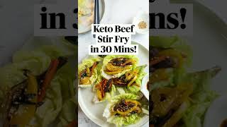 Keto Beef Stir Fry in 30 Mins [upl. by Alabaster]