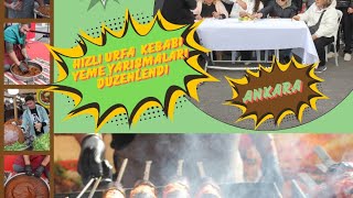 YEMEK VE BAHARAT ŞENLİĞİNDE BOL İSOTLU ÇİĞ KÖFTE VE EN HIZLI URFA KEBAPI YEME YARIŞMASI [upl. by Aidnic]