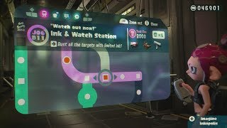 Splatoon 2  Octo Expansion DLC  J06D11 Ink amp Watch Station Rapid Blaster [upl. by Jozef679]