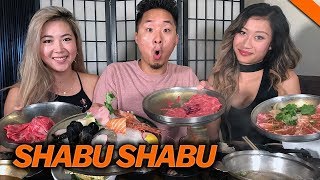 GOURMET KOREAN SHABU SHABU w LEENDA D  Fung Bros Food [upl. by Emmet19]