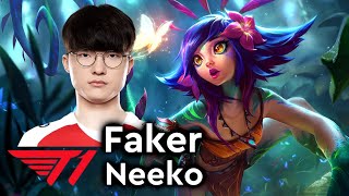 Faker picks Neeko [upl. by Essilrahc]