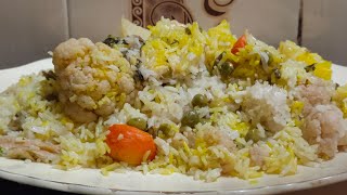 Khila Khila Veg Pulao  Restaurant Style Veg Pulao [upl. by Simmons70]