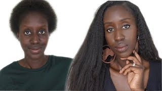 HOW TO BLEND SHORT 4C HAIR WITH KINKY STRAIGHT HAIR FT LOVRIO HAIR [upl. by Annohsed]