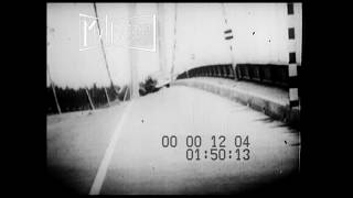 1940 Tacoma Narrows Bridge quotGalloping Gertiequot Opening and Collapse [upl. by Nahtnaoj]