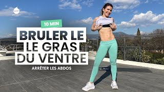 🔥 10 min  Brûler le GRAS DU VENTRE vite   Arrêtez les abdos  Jessica Mellet  Move Your Fit [upl. by Annola140]