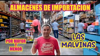 LE IMPORT ALMACEN GIGANTE de REMATES en LAS MALVINAS  IMPORTADORA ventas al por Mayor y Menor [upl. by Maletta]