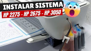 Como Instalar Sistema Continuo en Impresora HP 2775 ✅ Impresora HP 2675 y HP 2375  Sistema Continuo [upl. by Sirrom]