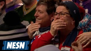 Patriots Fans Cry After Winning Super Bowl LII Tickets From Greg Olsen [upl. by Idonah]