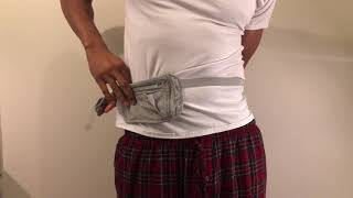 HOW TO PUT ON A MONEY BELT [upl. by Croner]