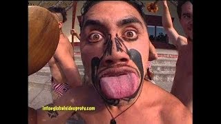 HAWAII USA MAORI CULTURAL SHOW FUNNY TRADITIONAL TONGUE WELCOME TRAVEL [upl. by Aiyot]