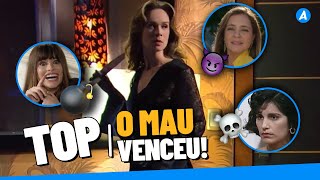 10 VILÕES QUE SE DERAM BEM NO FINAL DAS NOVELAS  TOP [upl. by Ogaitnas]