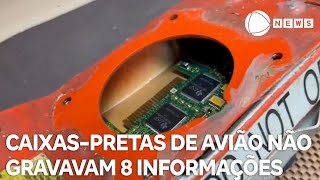 Caixaspretas de avião da Voepass não gravavam oito informações [upl. by Analaf]