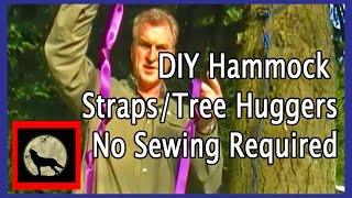 DIY Hammock StrapsTree HuggersNo Sewing Required [upl. by Delcine966]