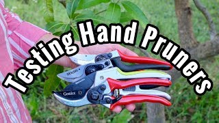 Testing Hand Pruners [upl. by Nyad]