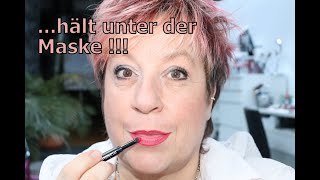 Dieser Lippenstift bleibt nicht an der Maske hängenverschmiert nichtist superleicht auf den Lippen [upl. by Niple]