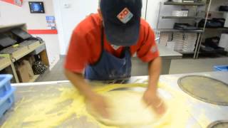 Dominos guy makes 3 Pizzas in 39 Seconds  Sarasota HeraldTribune [upl. by Fitts]