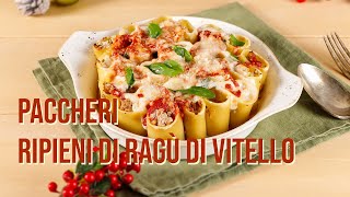 Paccheri ripieni al forno  Primi piatti natalizi  Chef Deg [upl. by Sikes]