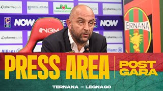 PRESS AREA  DG FORESTI NEL DOPO GARA DI TERNANA  LEGNAGO SALUS 🎙️ [upl. by Genevieve]