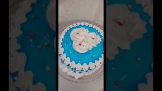 Gel cake design vanillacake gelcake subscribe trending [upl. by Okia]