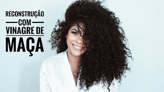 VINAGRE DE MAÇÃ NO MEU CABELO CACHEADO l Dèbora Luz [upl. by Roselyn]