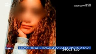 Neonati sepolti tracce di sangue nel bagno di casa  La vita in diretta 19092024 [upl. by Yelrak]