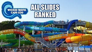 All Water Slides at Wicked Waves Cape Cod Ranked [upl. by Negyam]