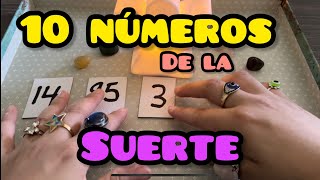 10 NÚMEROS DE LA SUERTE GANADORES [upl. by Meave]