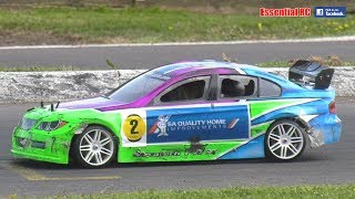 BIG 15 scale RC TOURING CAR Series RACING GasPetrol RC southeastrccccouk [upl. by Akenet]