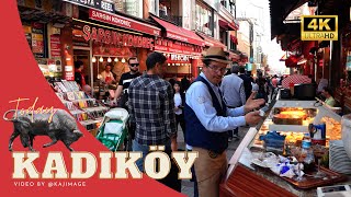 Kadiköy Istanbul TURKEY 4K Walking Tour پیاده روی در خیابان های کادیکوی جذاب [upl. by Mendes]