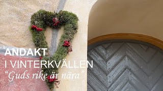 Andakt i vinterkvällen 7 december [upl. by Eimmaj]