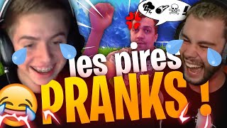 LES PIRES PRANKS DE LEBOUSEUH THEKAIRI78 ET MICHOU  sur Fortnite Battle Royale [upl. by Werdn]