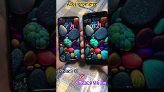 What’s wrong with accelerometer on iPhone X vs 8 Plus iphonecomparison iphonetest iphonelovers [upl. by Adoh]