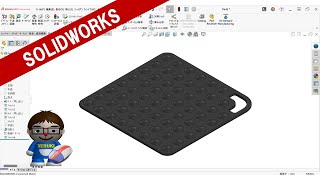 SOLIDWORKSCSWA練習問題SectionGProblem2 [upl. by Llebiram]