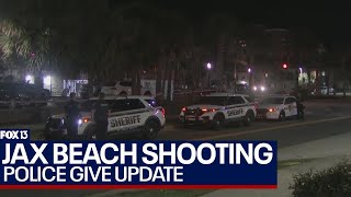 Jacksonville Beach police provide update on fatal active shooter incident [upl. by Sualocin637]