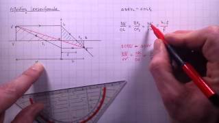 Optica7A Lenzenformule afleiding [upl. by Conny910]