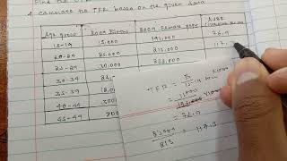 Freshman Geography Chapter 7 questions on population dynamics CBR CDR IMR TFR [upl. by Ocicnarf]