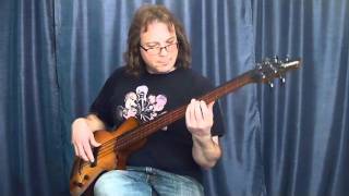 Veillette Archtop 5string bass  Kyle Esposito [upl. by Sean]