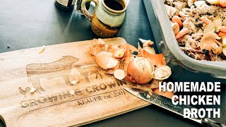 How To Make Homemade Chicken Broth [upl. by Norvell]