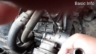 Throttle body Cleaning Mitsubishi Mirage Taas baba RPM [upl. by Queena]