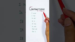 Same Contractions of Different Words contraction english shorts [upl. by Reinhard]