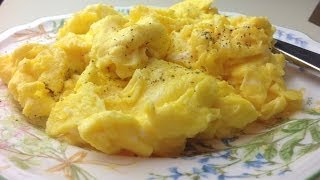 How to Cook Perfect Fluffy Scrambled Eggs [upl. by Ynatsed]