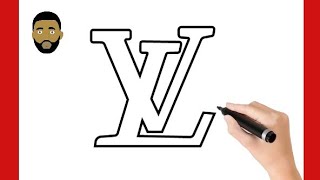 How To Draw Louis Vuitton logo [upl. by Dorothee]